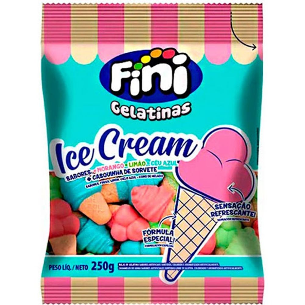 Gelatina Bala Ice Cream 250g Fini colibri