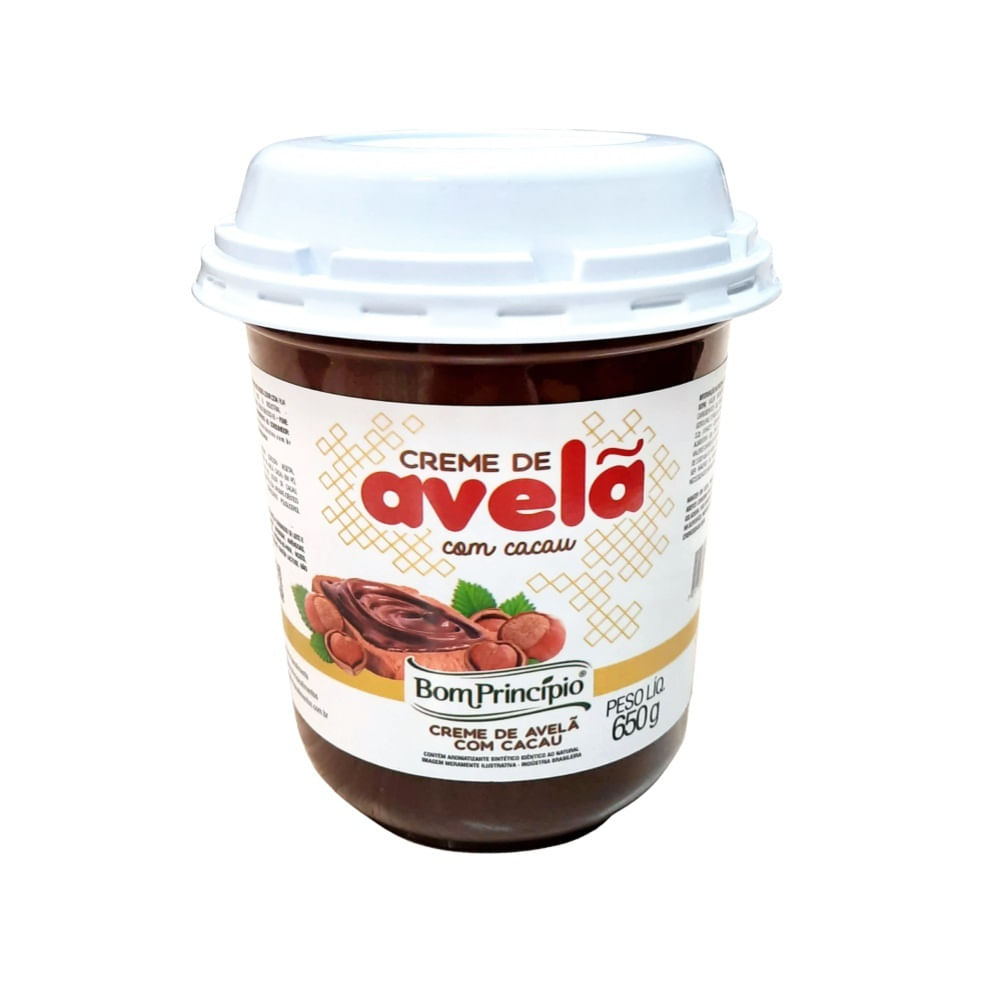 Creme de Avelã com Cacau 650g Bom Princípio - colibri
